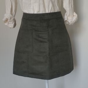 NWOT Old Navy Olive Green A-Line Mini Skirt